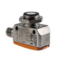 1 pcs - ifm electronic Ultrasonic Block-Style Proximity Sensor, M18 x 1, 80 - 1200 mm Detection, Analogue, PNP Output,