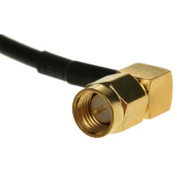 1 pcs - RF Solutions Male SMA to Male MMCX Coaxial Cable, 200mm, Terminated