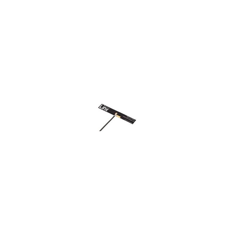 1 pcs : ANT-2.4-FPC-LH100UF - Antennas 2.4 GHz FPC antenna, 45x7mm, orthogonal cable egress, 100mm cable, UFL