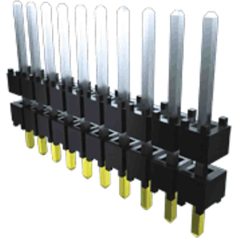 1 pcs - Samtec DW Series Straight Through Hole Pin Header, 1 Contact(s), 2.54mm Pitch, 1 Row(s), Unshrouded