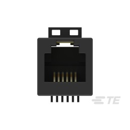 300 pcs - TE Connectivity 1-338086 Series Female RJ25 Connector, PCB Mount