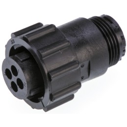 1 pcs - TE Connectivity Circular Connector, 4 Contacts, Cable Mount, Plug, Male, CPC Series 3 Series