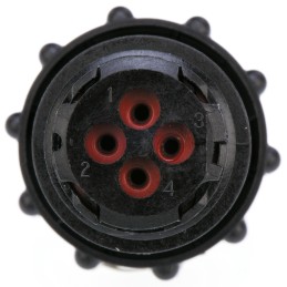 1 pcs - TE Connectivity Circular Connector, 4 Contacts, Cable Mount, Plug, Male, CPC Series 3 Series