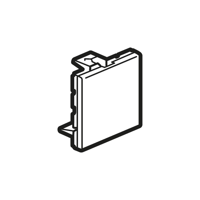1 pcs - Legrand ABS Cable Trunking Accessory, 45 x 45 x 24.5mm, Mosaic