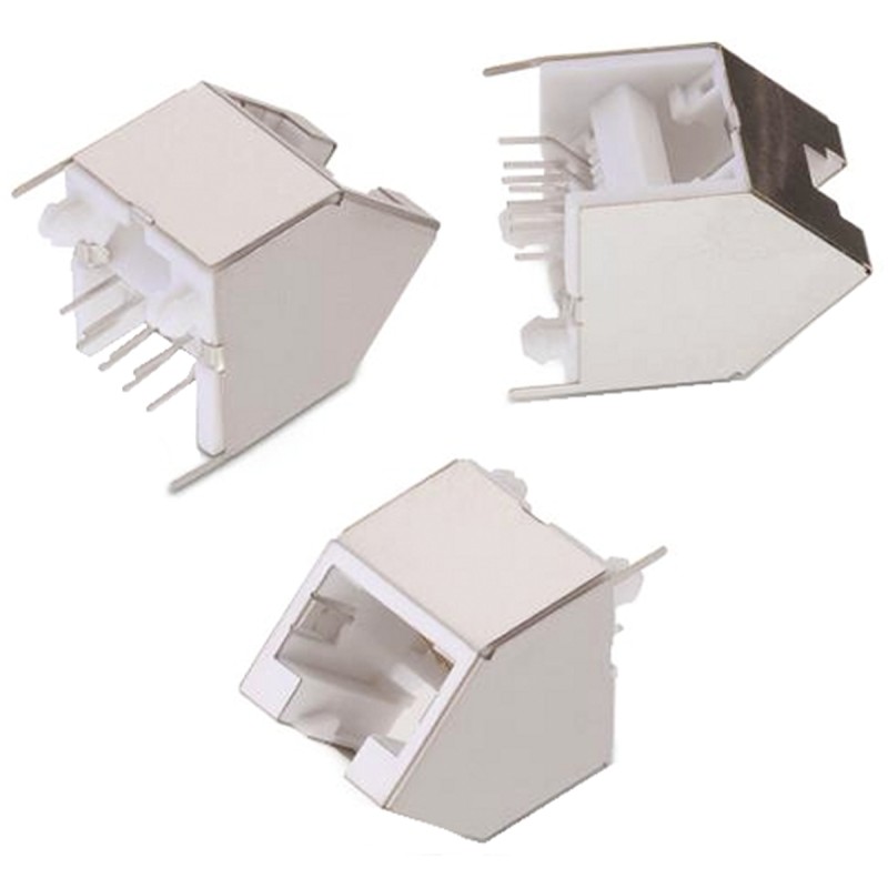 1 pcs - Wurth Elektronik WR-MJ Series Female RJ45 Connector, PCB Mount, Cat5, STP Shield