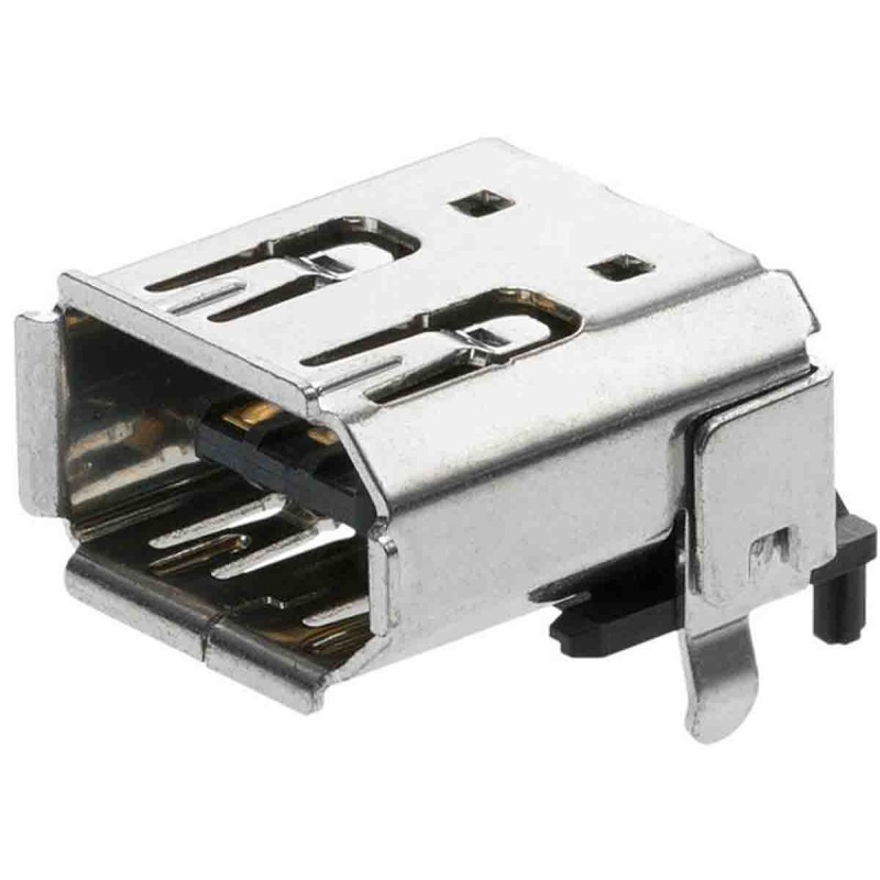 300 pcs - Molex 6 Way Right Angle Surface Mount Firewire Connector, Socket