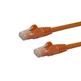 1 pcs - Startech Cat6 Male RJ45 to Male RJ45 Ethernet Cable, U/UTP, Orange PVC Sheath, 10m, CMG Rated