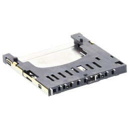 300 pcs - Amphenol ICC 10 Way SD Card Memory Card Connector With Solder Termination