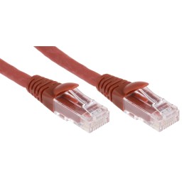 1 pcs - RS PRO Cat6 Male RJ45 to Male RJ45 Ethernet Cable, U/UTP, Red LSZH Sheath, 2m