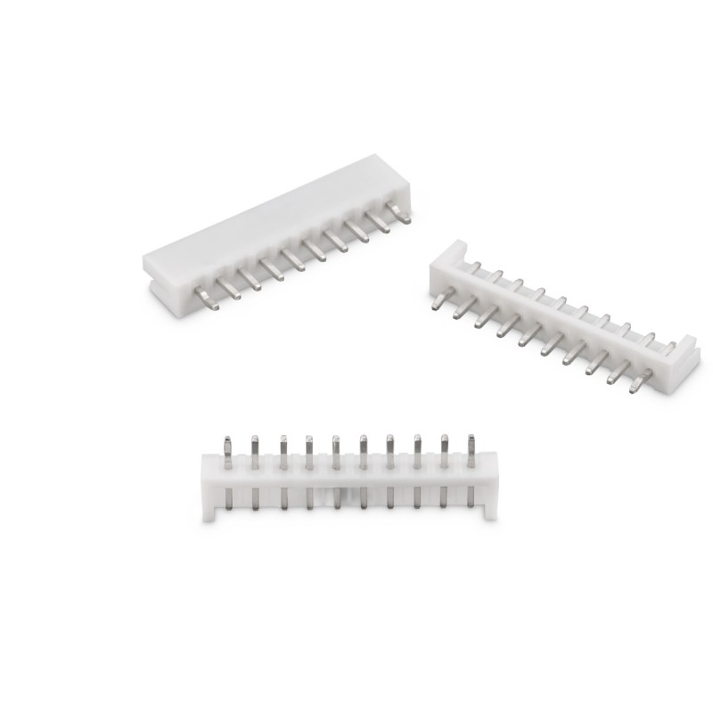 10 pcs - Wurth Elektronik WR-WTB Series Vertical PCB Header, 7 Contact(s), 2.5mm Pitch, 1 Row(s), Shrouded