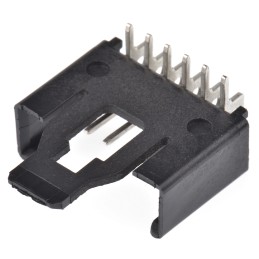 10 pcs - Lumberg Minimodul Series Right Angle Through Hole PCB Header, 6 Contact(s), 2.5mm Pitch, 1 Row(s), Shrouded