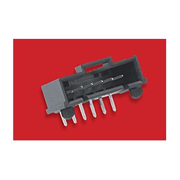 10 pcs - Molex SL Series Right Angle Through Hole PCB Header, 2 Contact(s), 2.54mm Pitch, 1 Row(s), Shrouded