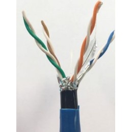 1 pcs - Molex Premise Networks Cat6a Ethernet Cable, U/FTP, Blue, 305m
