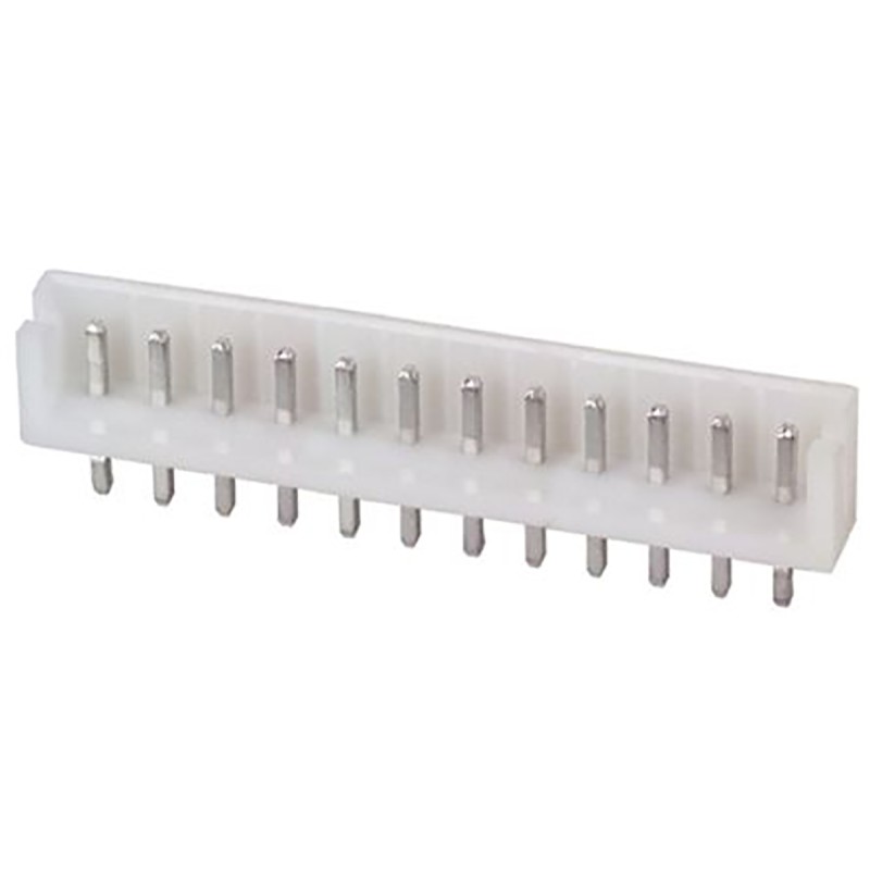 10 pcs - JST EH Series Straight Through Hole PCB Header, 12 Contact(s), 2.5mm Pitch, 1 Row(s), Shrouded