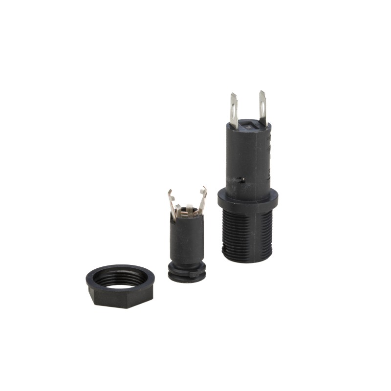 5 pcs - Schurter 16A Panel Mount Fuse Holder for 5 x 20mm Fuse, 1P, 250V ac