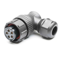 1 pcs - RS PRO Circular Connector, 5 Contacts, Cable Mount, Socket, Female, IP67