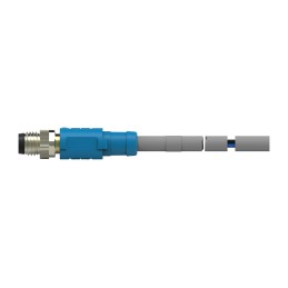 1 pcs - TE Connectivity Straight Male 4 way M8 to Unterminated Sensor Actuator Cable, 500mm