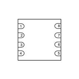 1 pcs : IS25LP256E-JLLE - NOR Flash 256Mb QPI/QSPI, 8-pin WSON 6X8MM, RoHS