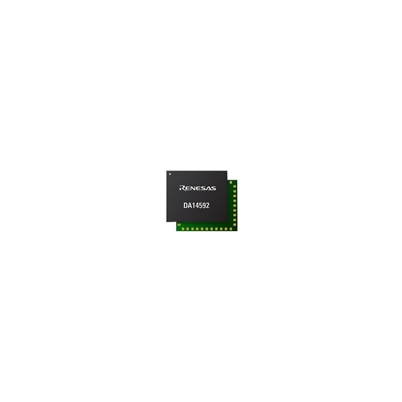 1 pcs : DA14592-010006F2 - Bluetooth Modules - 802.15.1 Multi-Core BLE 5.2 SoC with Embedded FLASH