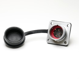 1 pcs - RS PRO Circular Connector, 5 Contacts, Panel Mount, M16 Connector, Plug, IP67