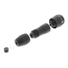 1 pcs - binder Circular Connector, 8 Contacts, Cable Mount, Miniature Connector, Plug, Female, IP67, 770 Series