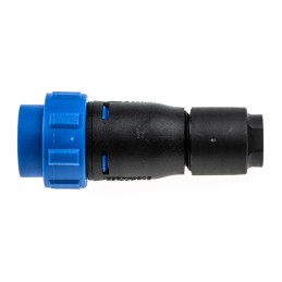 1 pcs - Bulgin Circular Connector, 2 Contacts, Cable Mount, Miniature Connector, Plug, Male, IP68, Buccaneer 400 Series