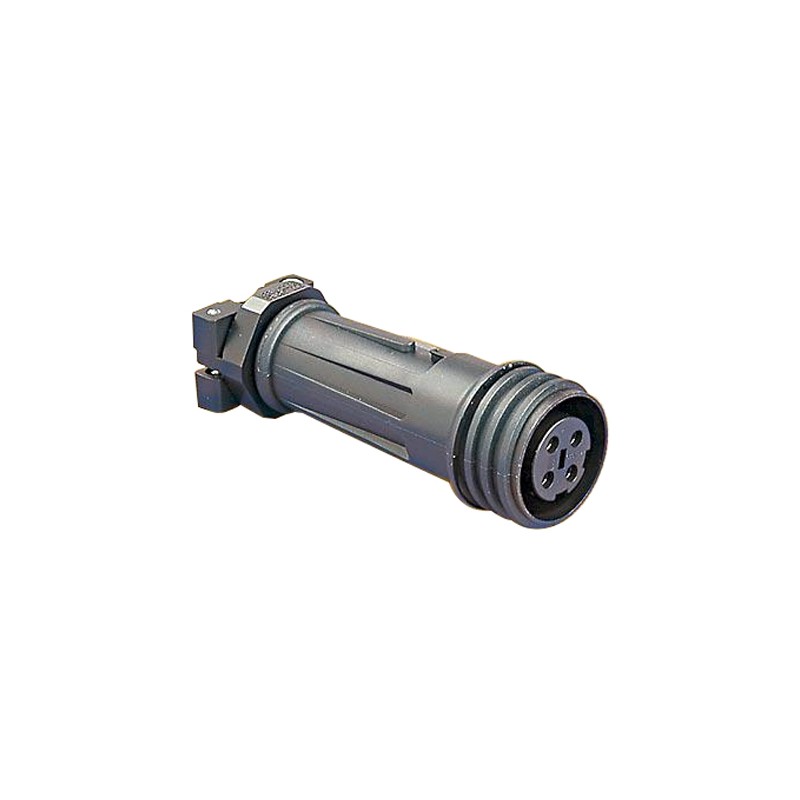 10 pcs - Bulgin Circular Connector, 5 Contacts, Cable Mount, Socket, Male, IP68, Buccaneer 900 Series
