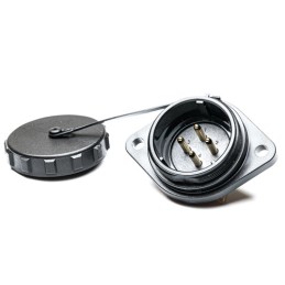 1 pcs - RS PRO Circular Connector, 4 Contacts, Panel Mount, Plug, IP68