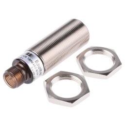 1 pcs - Baumer Diffuse Photoelectric Sensor, Barrel Sensor, 60 mm - 430 mm Detection Range