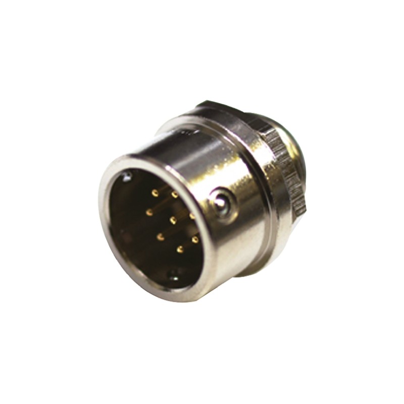 1 pcs - Tajimi Electronics Circular Connector, 8 Contacts, Panel Mount, Miniature Connector, Socket, Male, PRC05 Series