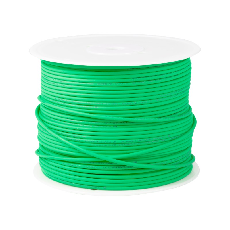 305 pcs - Telegartner Cat7 Ethernet Cable, S/FTP, Green LSZH Sheath, 305m