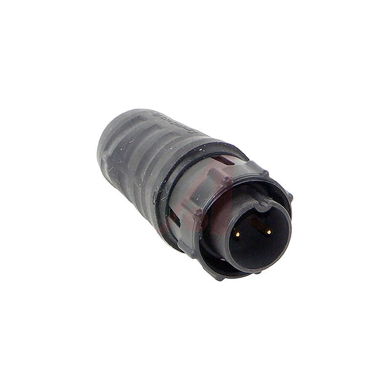 1 pcs - Switchcraft Circular Connector, 2 Contacts, Cable Mount, Plug, Male, IP68, IP69K, EN3 Series