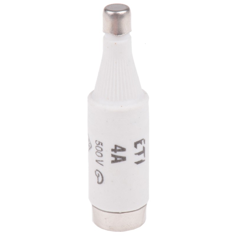 5 pcs - ETI 4A DI Diazed Fuse, E16 Thread Size, gG - gL, 500V ac