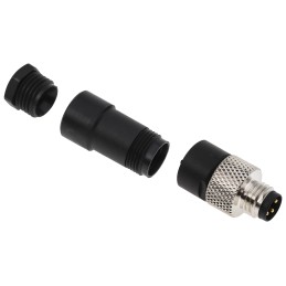 1 pcs - binder Circular Connector, 3 Contacts, Cable Mount, M8 Connector, Plug, Male, IP67, 768 Series