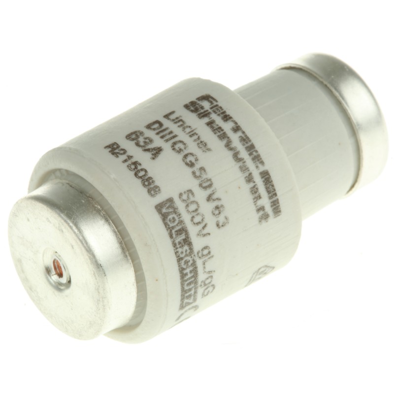 5 pcs - Mersen 63A DIII Diazed Fuse, E33 Thread Size, gG, 500V