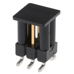 350 pcs - TE Connectivity AMPMODU MOD II Series Straight Surface Mount Pin Header, 6 Contact(s), 2.54mm Pitch, 2 Row(s),