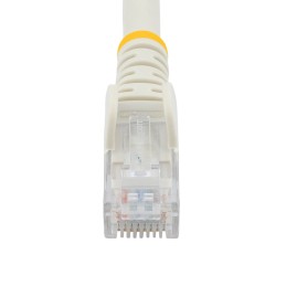 1 pcs - Startech Cat6 Male RJ45 to Male RJ45 Ethernet Cable, U/UTP, White PVC Sheath, 0.5m, CMG Rated