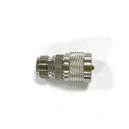 1 pcs - RS PRO Straight 50Ω Coaxial Adapter UHF Plug to N Socket 0.3GHz