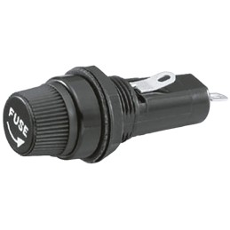 5 pcs - Sato Parts 10A Panel Mount Fuse Holder for 6.4 x 30mm Fuse, 250V ac