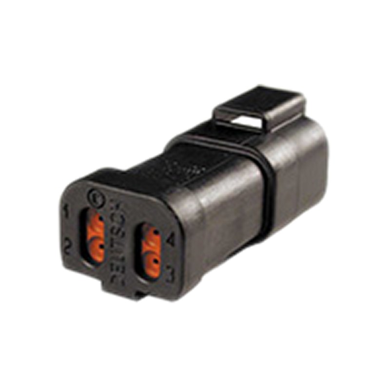 1 pcs - Deutsch, DT Automotive Connector Socket 4 Way
