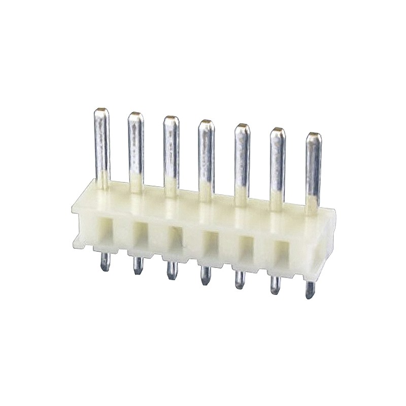 10 pcs - JST NH Series Straight Through Hole Pin Header, 7 Contact(s), 2.5mm Pitch, 1 Row(s), Unshrouded