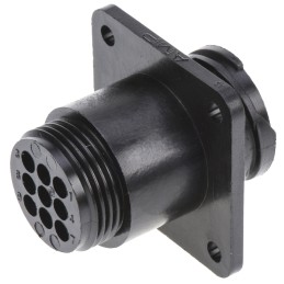 1 pcs - TE Connectivity Circular Connector, 9 Contacts, Panel Mount, Socket, Male, CPC Series 1 Series