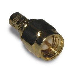 1 pcs - Amphenol RF, Plug Cable Mount SMA Connector, 50Ω, Crimp Termination, Straight Body