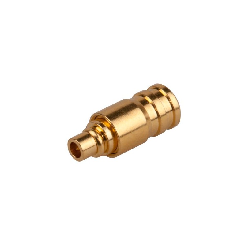 1 pcs - Huber+Suhner, Plug Cable Mount MMPX Connector, Crimp Termination, Straight Body