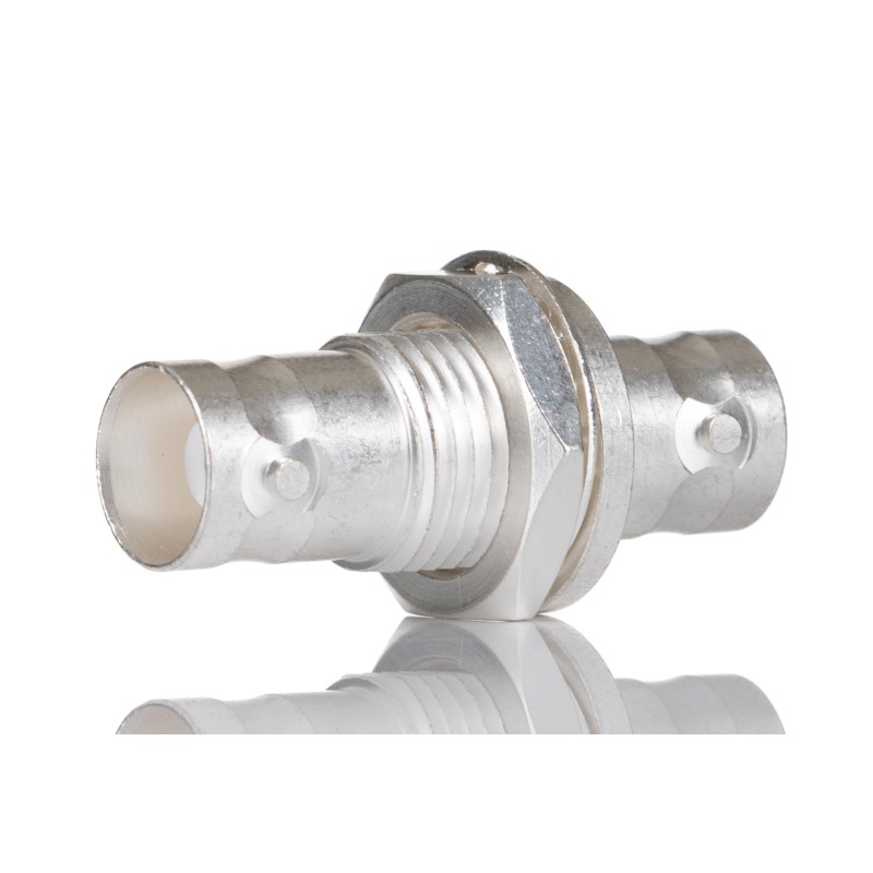 1 pcs - RS PRO Straight 50Ω Coaxial Adapter BNC Socket to BNC Socket 4GHZ