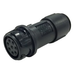 1 pcs - Bulgin Circular Connector, 3 Contacts, Cable Mount, Miniature Connector, Socket, Female, IP66, IP68, IP69K, Buccaneer