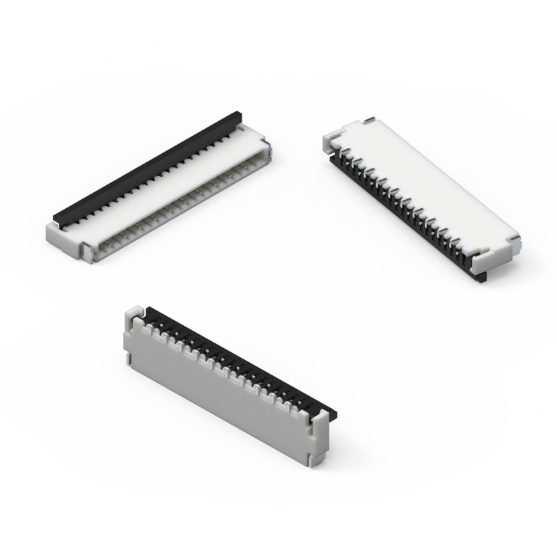 3500 pcs - Wurth Elektronik, WR-FPC 1mm Pitch 2 Way Horizontal FPC Connector