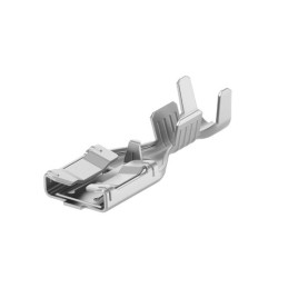 3500 pcs - TE Connectivity 250 FSPRING Silver Uninsulated Receptacle Spade Connector, 6.35 x 0.8mm Tab Size