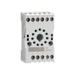 1 pcs - Lovato HR SERIES DIN Rail Relay Socket, for use with HR SERIES