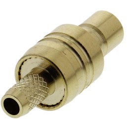 1 pcs - RS PRO, jack Cable Mount SMB Connector, 50Ω, Crimp Termination, Right Angle Body